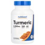 Nutricost, Cúrcuma, 120 cápsulas