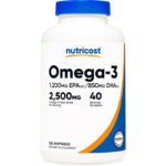 Nutricost, Omega-3, 120 cápsulas blandas