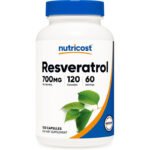 Nutricost, Resveratrol, 120 cápsulas